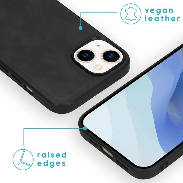 imoshion Entfernbare 2-1 Luxus Klapphülle Apple iPhone 14 - Schwarz