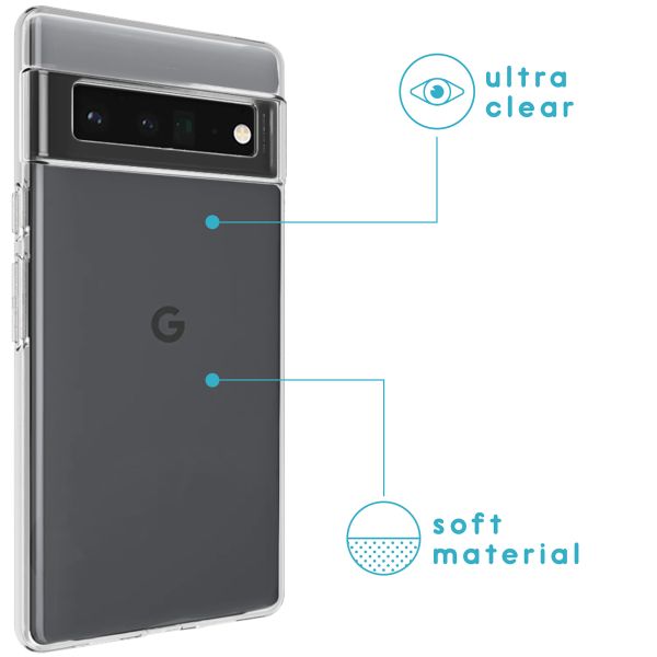 imoshion Gel Case für das Google Pixel 6 Pro - Transparent