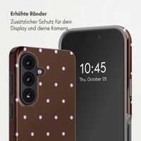 Selencia Vivid Back Cover Samsung Galaxy S26 - Happy Dots Chocolate