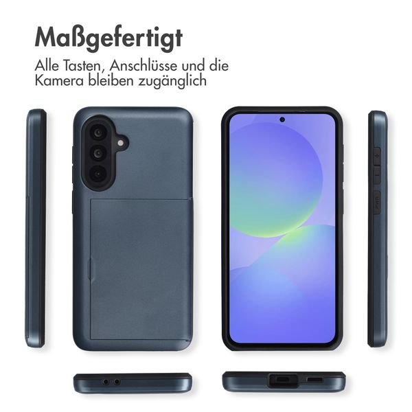 imoshion Backcover mit Kartenfach Samsung Galaxy A37 (5G) - Dunkelblau