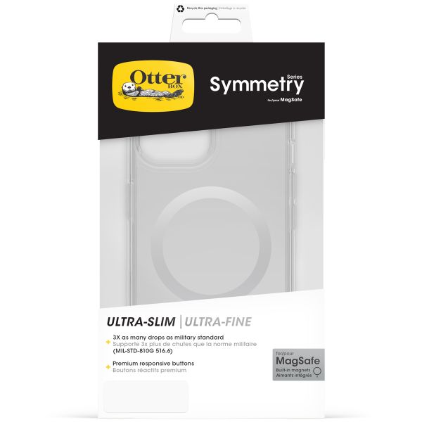 OtterBox Symmetry Backcover MagSafe für das iPhone 15 / 14 / 13 - Transparent