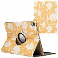 imoshion 360° drehbare Design Klapphülle Apple iPad Air 5 (2022) / Air 4 (2020) - Yellow Flowers