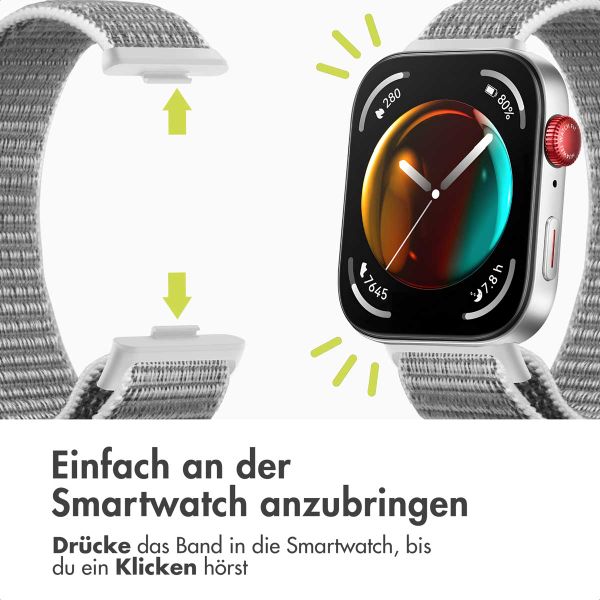 imoshion Nylonarmband für das Huawei Watch Fit 4 / 4 Pro - Seashell Color