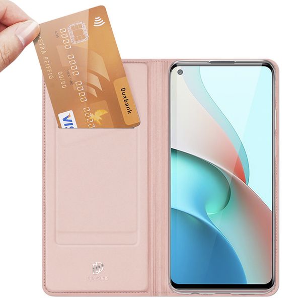 Dux Ducis Slim TPU Klapphülle für Xiaomi Redmi Note 9T (5G) - Roségold