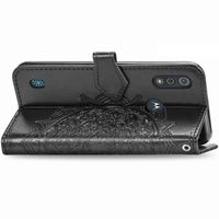Mandala Klapphülle Motorola Moto E6s - Schwarz