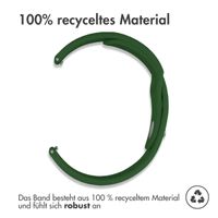 imoshion Silikon Sportarmband -   Universelle 18 mm Anschluss - Dunkelgrün