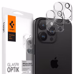 Spigen GLAStR EZ Fit Optik Kameraschutz 2er-Pack für Apple iPhone 14 Pro / 14 Pro Max - Crystal Clear