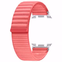 Samsung Original Fabric Armband für das  Samsung Galaxy Watch 8 (40/44mm) / Classic (46mm) - M/L - Rot