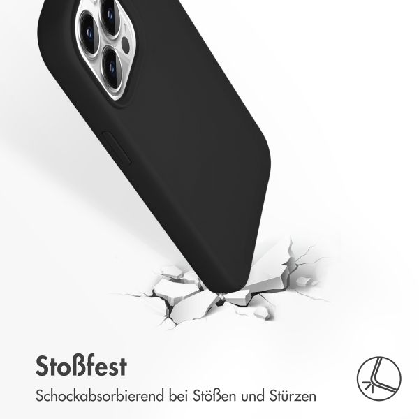 Accezz Liquid Silikoncase Apple iPhone 13 Pro - Schwarz