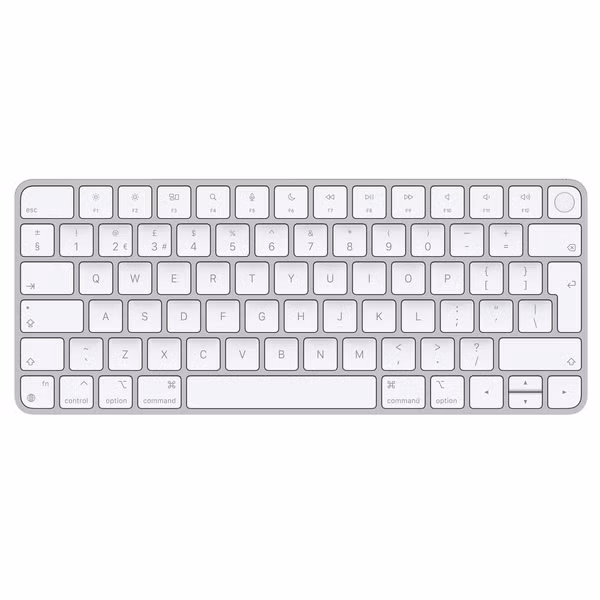 Apple Magic Keyboard mit Touch ID - Kabellose Tastatur - QWERTY / UK - USB-C - Weiß