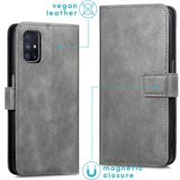 imoshion Luxuriöse Klapphülle Samsung Galaxy M31s - Grau