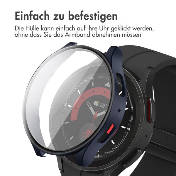 imoshion Full Cover Hard Case für das Samsung Galaxy Watch 6 44 mm - Dunkelblau