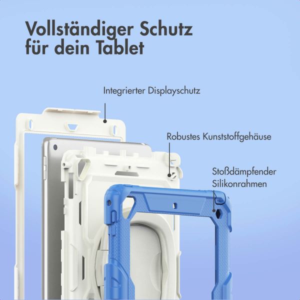 imoshion Rugged Kindersicher Schutzhülle Apple iPad 6 (2018) 9.7 Zoll / iPad 5 (2017) 9.7 Zoll / Air 2 (2014)/Air 1 (2013) - Blau