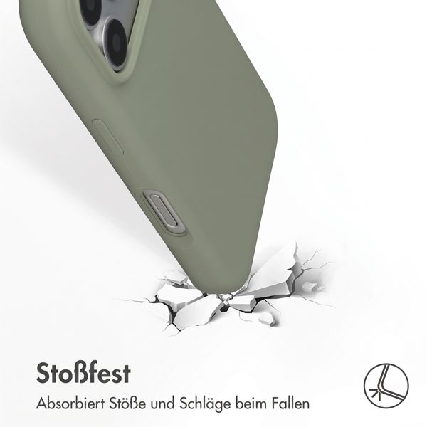 Accezz Liquid Silikoncase mit MagSafe Apple iPhone 18 Pro Max / 17 Pro Max - Cooper Green