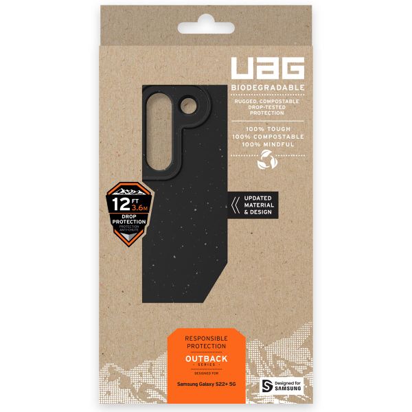 UAG Outback Hardcase für das Samsung Galaxy S22 Plus - Schwarz