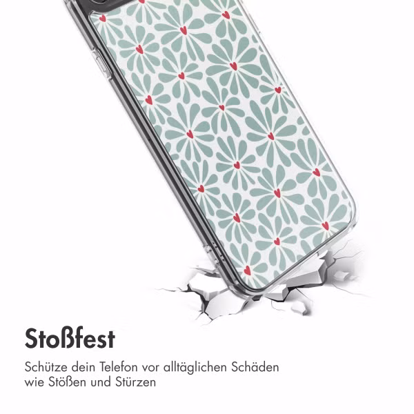 imoshion Design Hülle Apple iPhone SE (2022 / 2020) / 8 / 7 - Bloom Love Sage Green