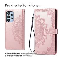 imoshion Mandala Klapphülle für das Samsung Galaxy A23 (5G) - Rose Gold