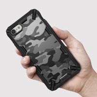 Ringke Fusion X Design Backcover Schwarz iPhone SE (2022 / 2020) / 8 / 7