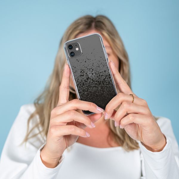 imoshion Design Hülle Samsung Galaxy A50 / A30s - Spritzer - Schwarz