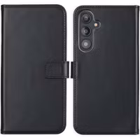 Selencia Echtleder Klapphülle Samsung Galaxy S24 FE - Schwarz