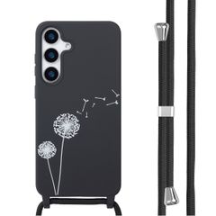 imoshion SilikonHülle design mit Band Samsung Galaxy S25 Plus - Dandelion Black