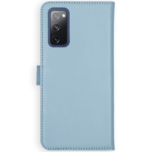 Selencia Echtleder Klapphülle Samsung Galaxy S20 FE - Air Blue