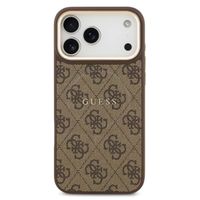 Guess Classic 4G Logo Backcover MagSafe Apple iPhone 17 Pro Max - Braun