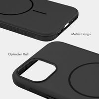 imoshion Color Backcover mit Thin MagSafe Ring Apple iPhone 14 / 13 - Schwarz