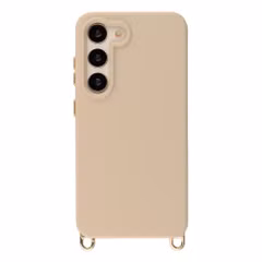 Selencia Rivièra Backcover mit MagSafe mit abnehmbaren Haken Samsung Galaxy S23 - Milky Latte
