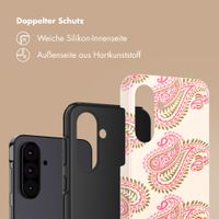 Selencia Vivid Back Cover Samsung Galaxy A36 / A56 - Paisley Blush