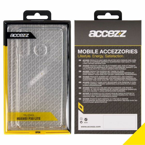 Accezz Clear TPU Backcover Huawei P30 Lite - Transparent