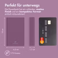 imoshion Ultra Series Powerbank 10.000 mAh - Bordeaux