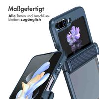 imoshion Rugged Clear Back Cover Samsung Galaxy Z Flip 5 - Dunkelblau
