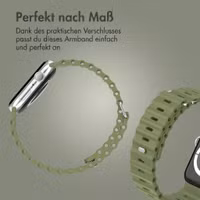 Accezz Ocean Armband für Apple Watch | 38/40/41/42 mm - Khaki