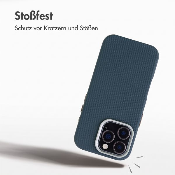 Accezz Mesh Backcover mit MagSafe Apple iPhone 16 Pro - Dunkelblau