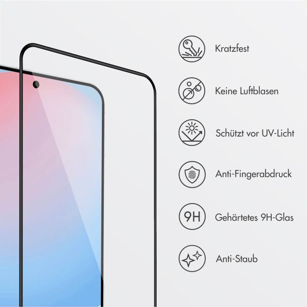 Accezz Gehärteter Glas-Schutz + Applikator Samsung Galaxy S24 FE