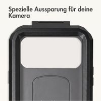imoshion Premium Fahrrad-Handyhalterung - Spritzwassergeschützt - 360° drehbar - Universal - Schwarz