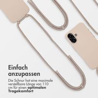 imoshion Color Backcover mit abtrennbarem Band MagSafe für das iPhone 16 - Nude