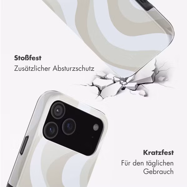 Selencia Vivid Rückabdeckung mit MagSafe Apple iPhone 17 Pro - Desert Waves Beige