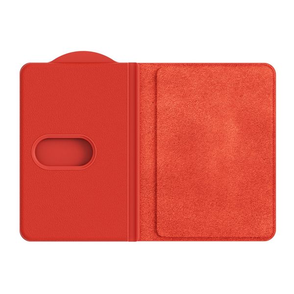 Samsung Magnet Card Wallet - Magnetisches Kartenetui - Coral Red