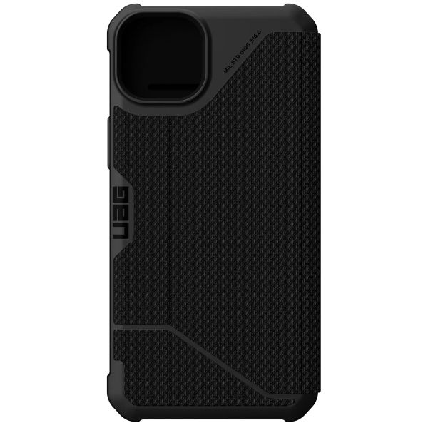 UAG Metropolis Klapphülle für das iPhone 14 Plus - Kevlar Black