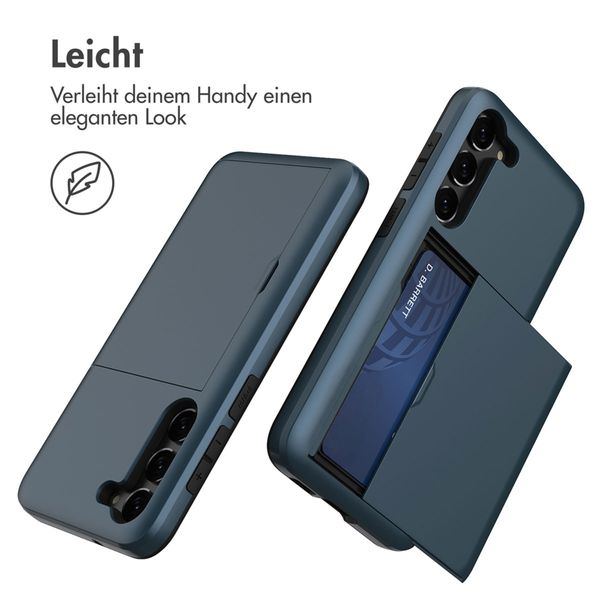 imoshion Backcover mit Kartenfach Samsung Galaxy S23 - Dunkelblau