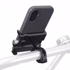 imoshion Aluminium Fahrrad-Handyhalterung - Leichtgewicht - Universal - Schwarz