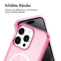 imoshion Sparkle Back Cover mit MagSafe für das iPhone 15 Pro Max - Rosa