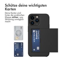 imoshion Backcover mit Kartenfach für das iPhone 15 - Schwarz