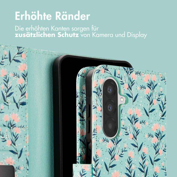 imoshion Design Klapphülle Samsung Galaxy A26 - Blue Flowers