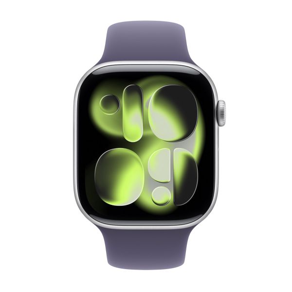 Apple Sport Armband für  Apple Watch Series 1 - 9 / SE (38/40/41 mm) | Series 10 / 11 (42 mm) - Größe S/M - Purple Fog