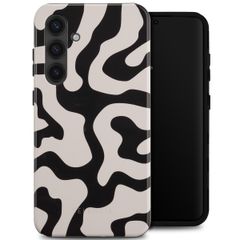 Selencia Vivid Back Cover Samsung Galaxy S24 - Art Wave Black
