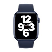Apple Silikon Solo Loop für das  Apple Watch | 44/45/46/49 mm - Größe 5 - Deep Navy