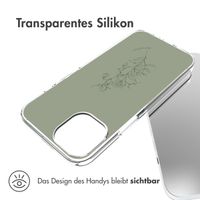 imoshion Design Hülle für das iPhone 14 - Floral Green